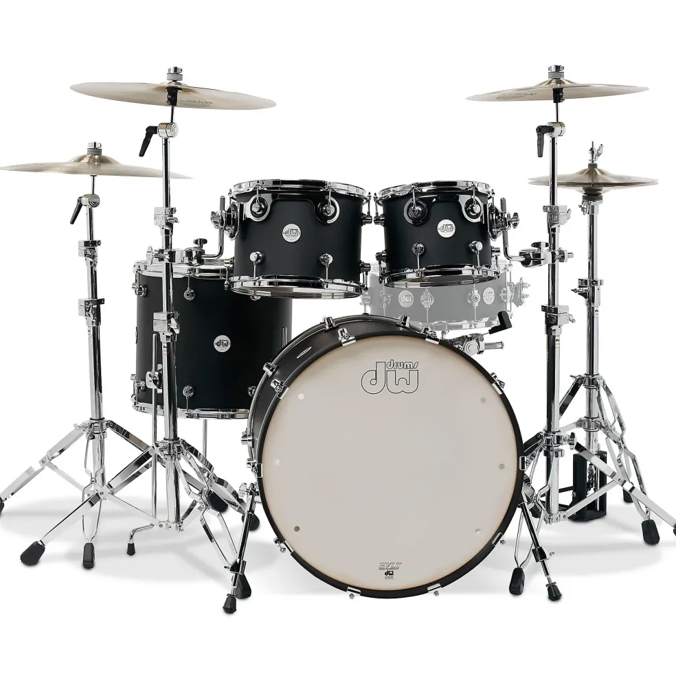 DW Design Series 4-Piece Shell Pack Black Satin
