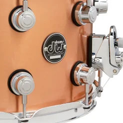 DW DW Performance Series 1 mm Polished Copper Snare Drum 14 x 8 in.