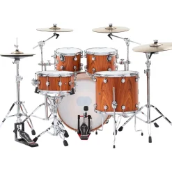 DW DWe Wireless Acoustic-Electronic Convertible 4-Piece Drum Set Bundle With 20