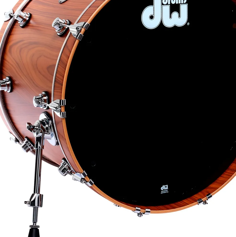 DW DWe Wireless Acoustic-Electronic Convertible 4-Piece Drum Set Bundle With 20" Bass Drum, Cymbals and Hardware Lacquer Custom Specialty Midnight Blue Metallic