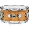 DW Exotic Figured Olive Ash Lacquer Snare 14 x 6.5 in. Chrome Hardware