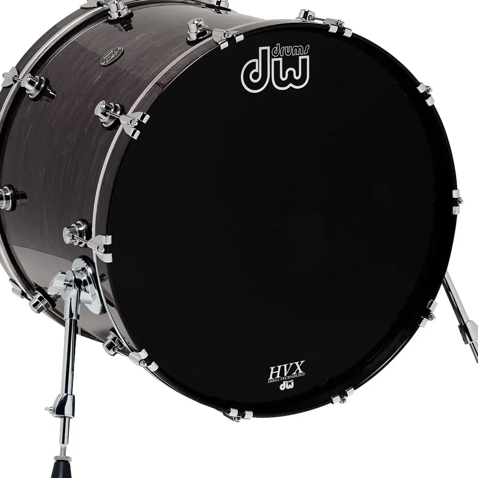 DW Performance Series Bass Drum 20 x 16 in. Ebony Stain Lacquer