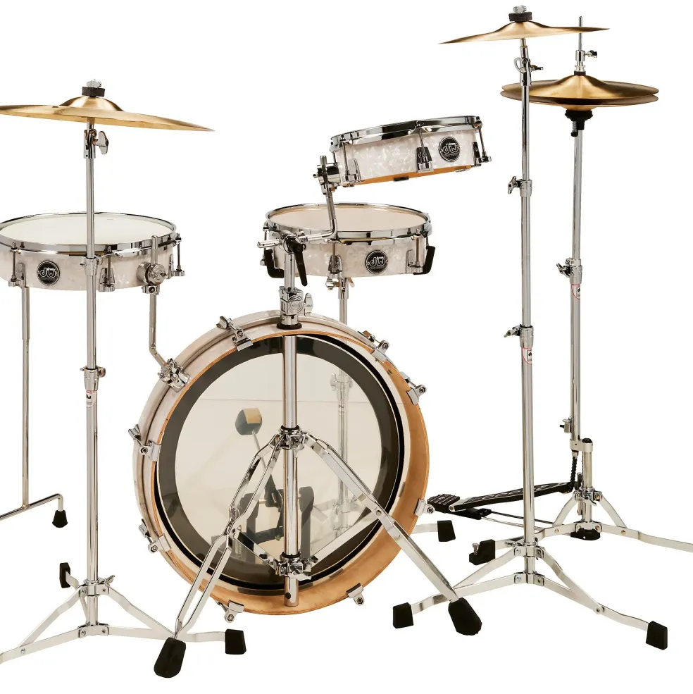 DW Performance Series 5-Piece Shell Pack Black Diamond with Chrome Hardware