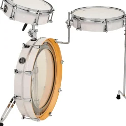 DW Performance Series 3-Piece Low Pro Travel Shell Pack White Marine Pearl