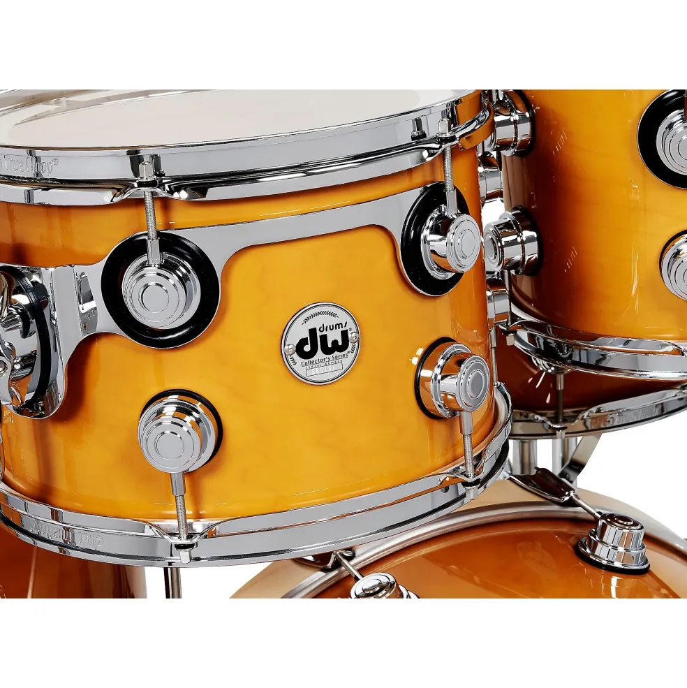 DW 5-Piece Collector's Series Santa Monica Shell Pack With Chrome Hardware Butterscotch