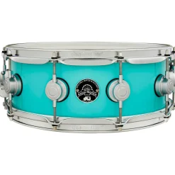 DW 4-Piece Collector's Series Santa Monica Shell Pack With Satin Chrome Hardware Sea Foam Green