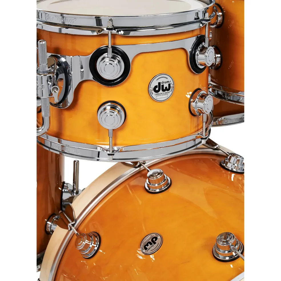 DW 4-Piece Collector's Series Santa Monica Shell Pack With Satin Chrome Hardware Sea Foam Green