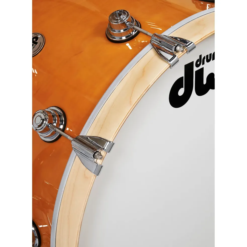 DW 4-Piece Collector's Series Santa Monica Shell Pack With Satin Chrome Hardware Sea Foam Green