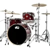 DW SSC Collector's Series 3-Piece FinishPly Shell Pack With Chrome Hardware Ruby Glass