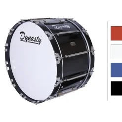 Dynasty Marching Bass Drum Red 16x14"