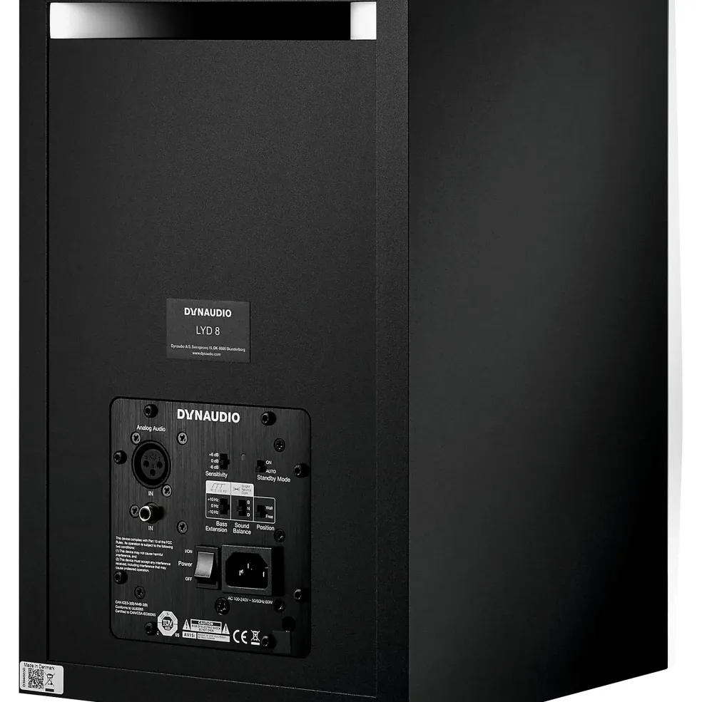 Dynaudio Acoustics LYD 8 8" Powered Studio Monitor (Each), White
