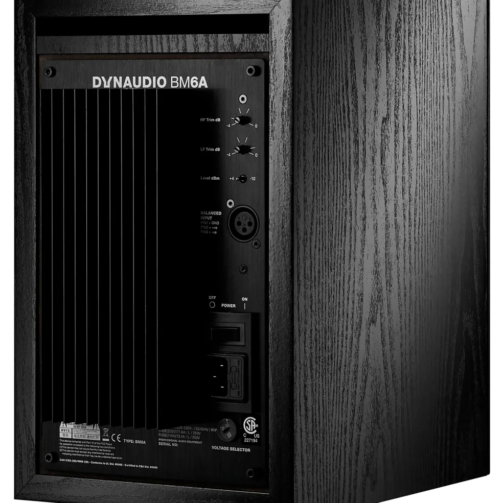Dynaudio BM 6A 6.7" Active Studio Monitor - Black (Each)