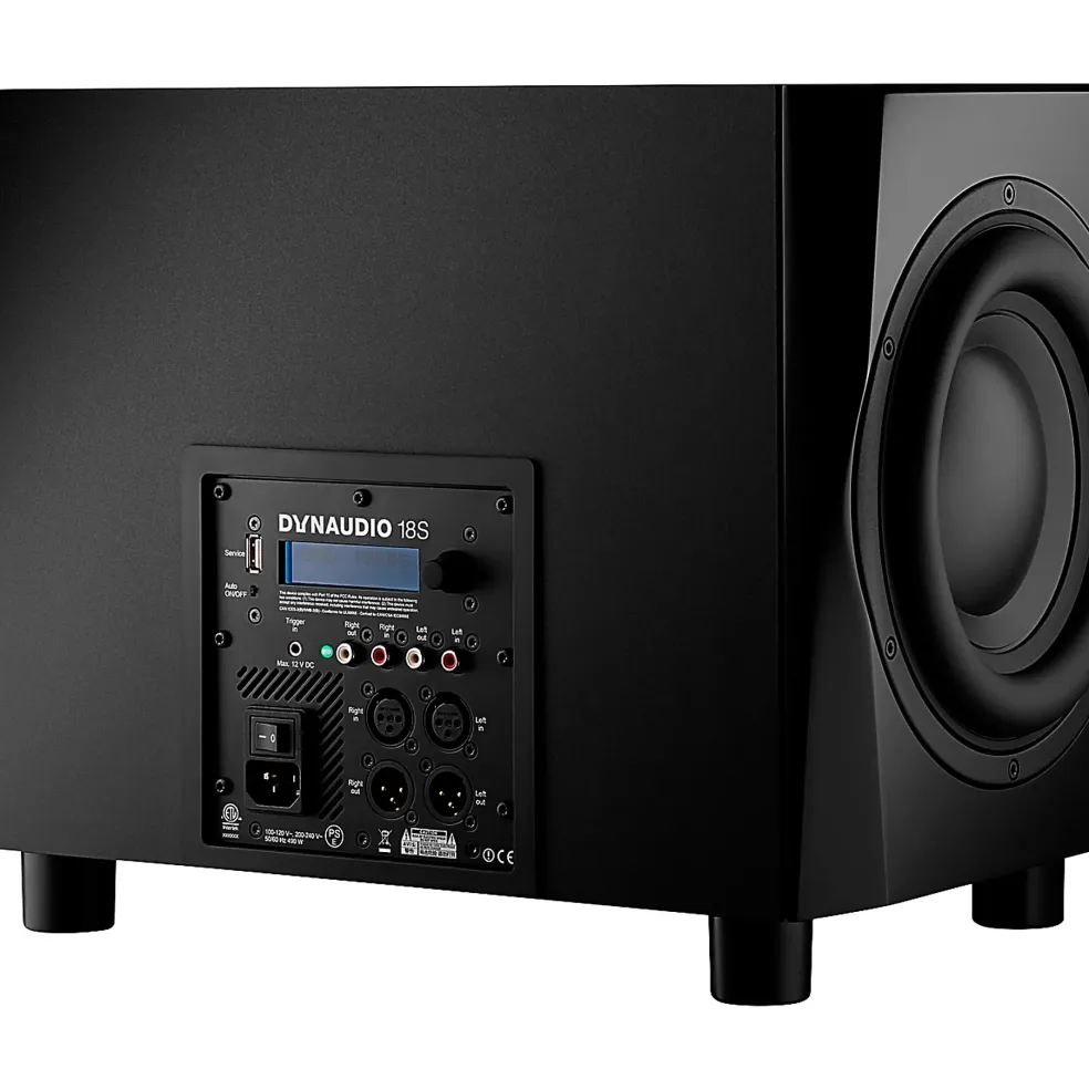 Dynaudio TrueBass 18S Dual 9.5" Powered Studio Subwoofer - Black