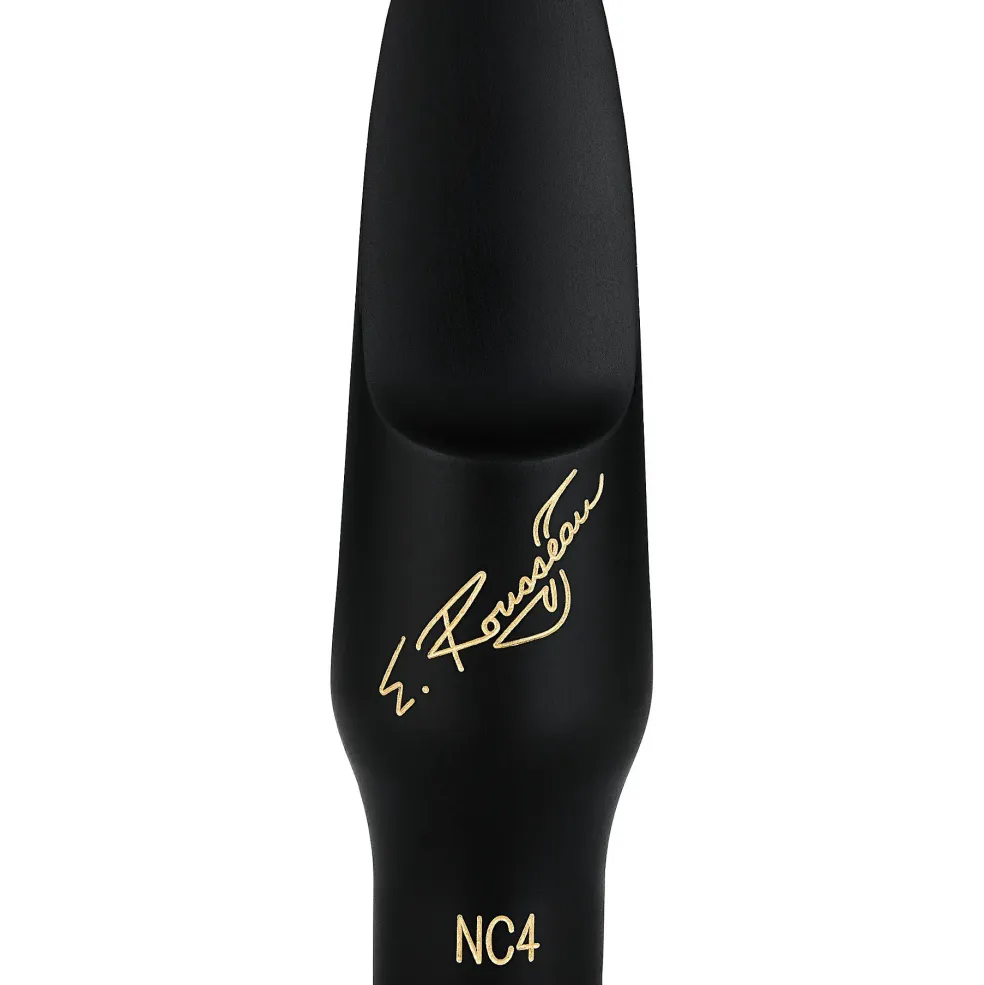 E. Rousseau Rousseau Alto Saxophone Mouthpiece, Classic, NC 4 Black
