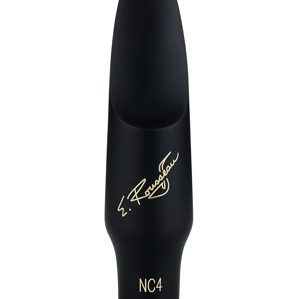 E. Rousseau Rousseau Tenor Saxophone Mouthpiece, Classic, NC 4 Black