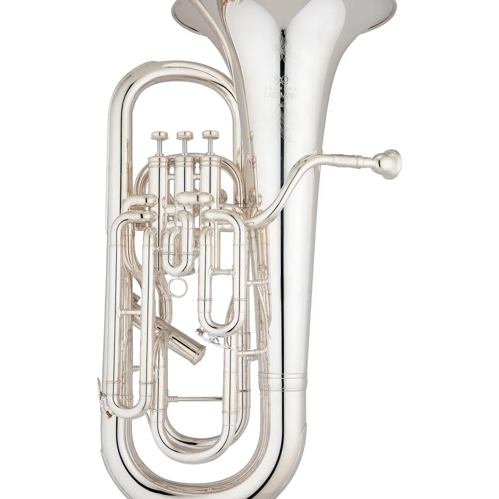 Eastman EEP826S Professional Series Compensating Euphonium Silver Yellow Brass Bell