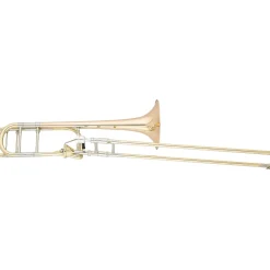 Eastman ETB829 Professional Series F-Attachment Trombone Lacquer Gold Brass Bell