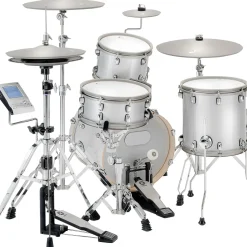 EFNOTE 5 Acoustic Designed Electronic Drum Set White Sparkle
