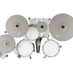 EFNOTE 5 Acoustic Designed Electronic Drum Set White Sparkle