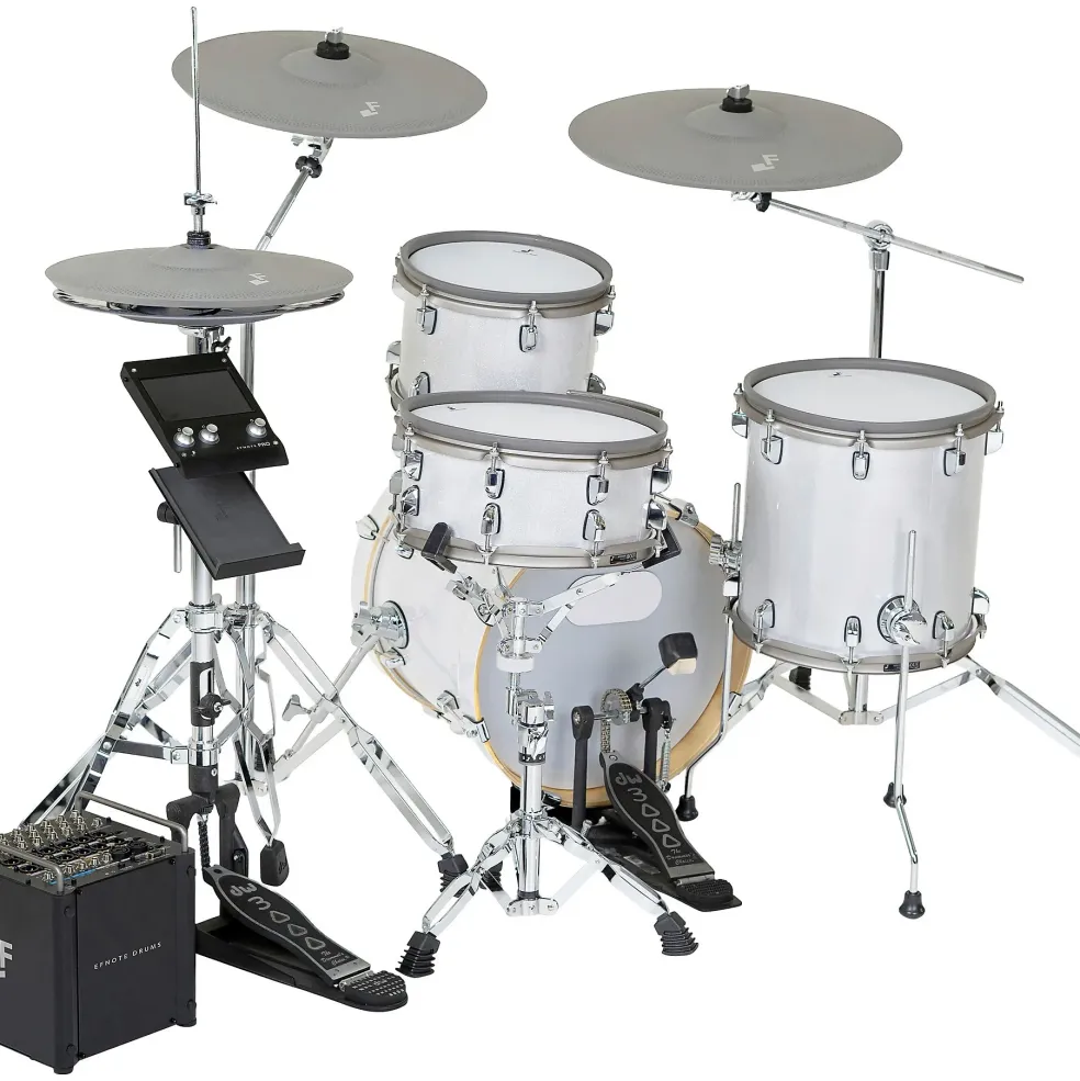 EFNOTE PRO 500 Standard Electronic Drum Kit White Sparkle
