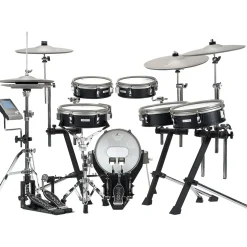 EFNOTE 3X Acoustic Designed Electronic Drum Set Black Oak Wrap