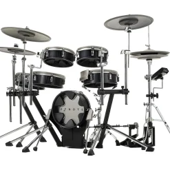EFNOTE 3X Acoustic Designed Electronic Drum Set Black Oak Wrap