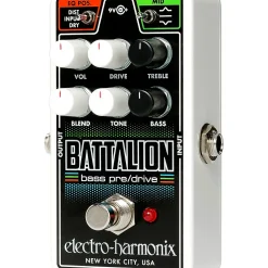 Electro-Harmonix Nano Battalion Bass Preamp & Overdrive Effects Pedal