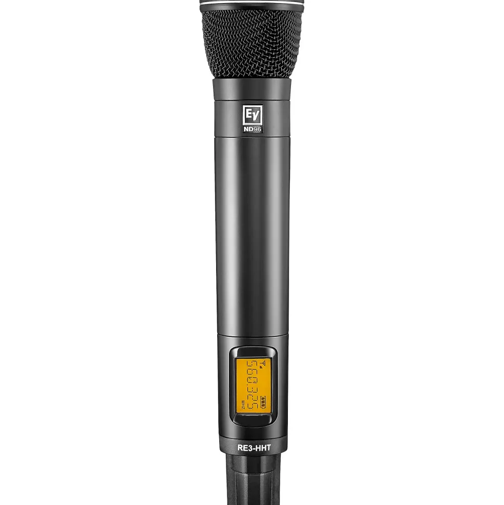 Electro-Voice RE3-HHT96 Handheld Wireless Mic With ND96 Head 653-663 MHz