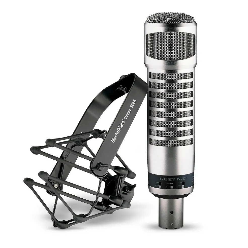 Electro-Voice RE27N/D Dynamic Cardioid Multipurpose Microphone with 309-A Shock Mount