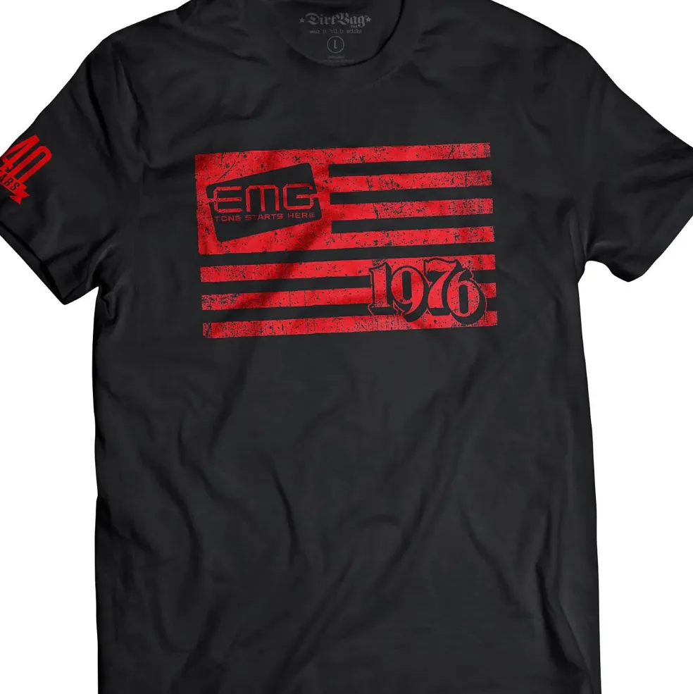 EMG 76 Flag T-Shirt Small
