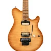 Ernie Ball Music Man Axis Flame Top (satin) Electric Guitar Honey Pot