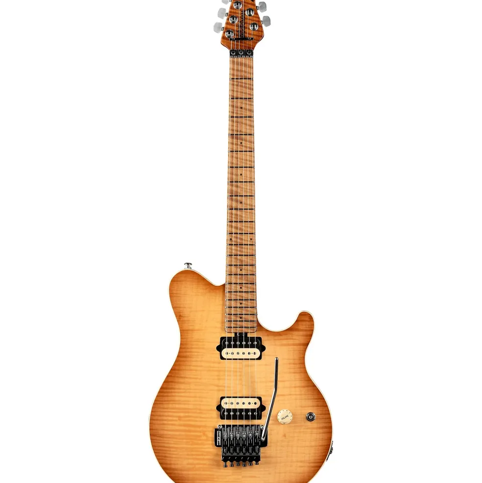 Ernie Ball Music Man Axis Flame Top (satin) Electric Guitar Honey Pot