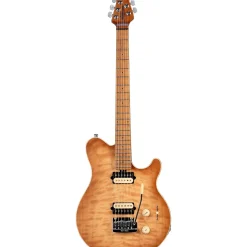 Ernie Ball Music Man Axis Super Sport Quilt Top (satin) Electric Guitar Honey Pot
