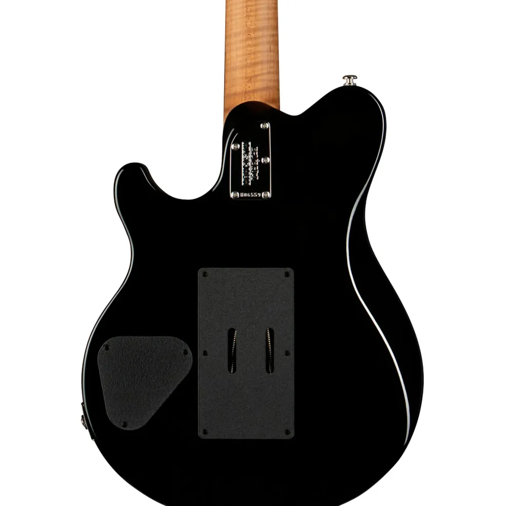Ernie Ball Music Man Axis Quilt Top Electric Guitar Olallieberry