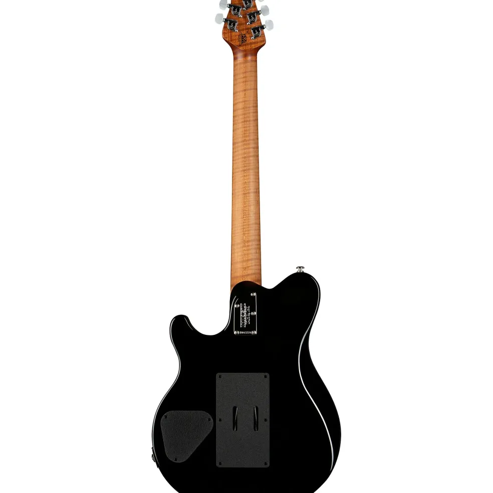 Ernie Ball Music Man Axis Quilt Top Electric Guitar Olallieberry
