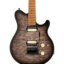 Ernie Ball Music Man Axis Super Sport Flame Top (satin) Electric Guitar Charcoal Cloud