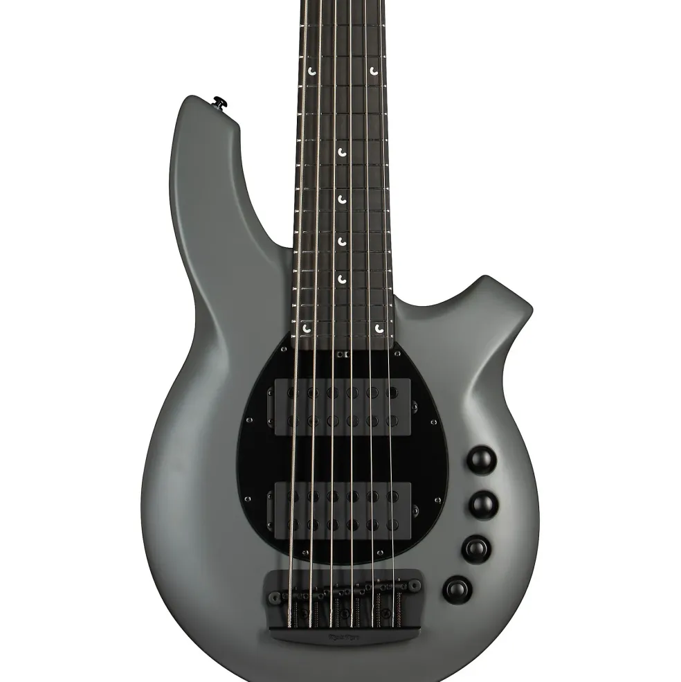 Ernie Ball Music Man Bongo 6 HH 6-String Bass Guitar Titan Gray