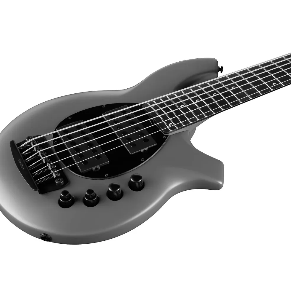 Ernie Ball Music Man Bongo 6 HH 6-String Bass Guitar Titan Gray