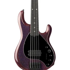 Ernie Ball Music Man DarkRay 5 H Ebony Fingerboard 5-String Electric Bass Dark Rainbow