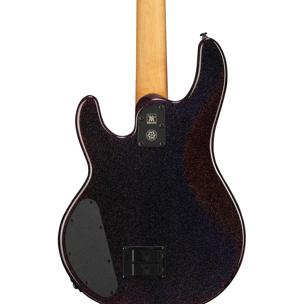Ernie Ball Music Man DarkRay 4-String Electric Bass Guitar Dark Rainbow
