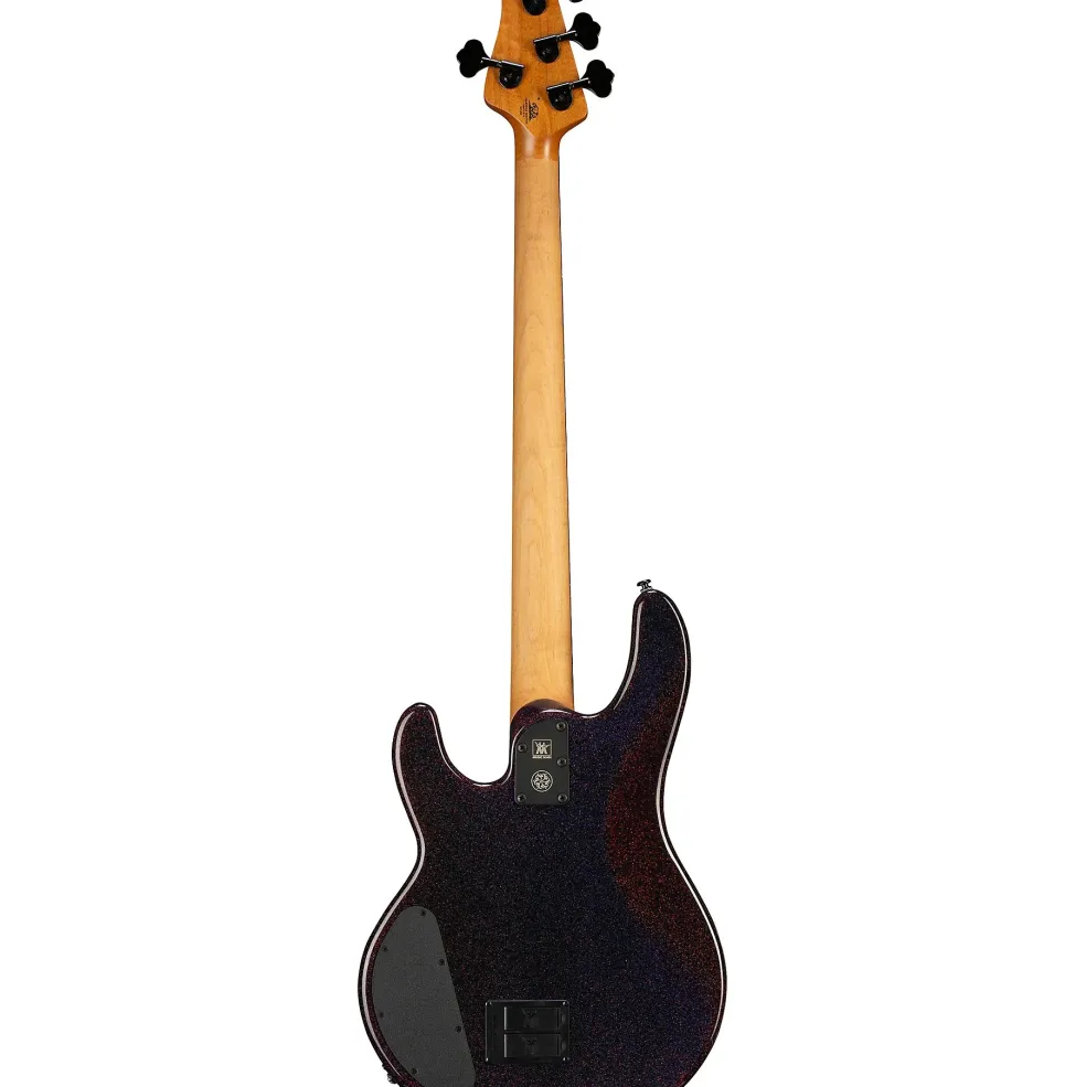 Ernie Ball Music Man DarkRay 4-String Electric Bass Guitar Dark Rainbow