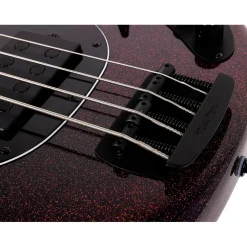Ernie Ball Music Man DarkRay 4-String Electric Bass Guitar Dark Rainbow