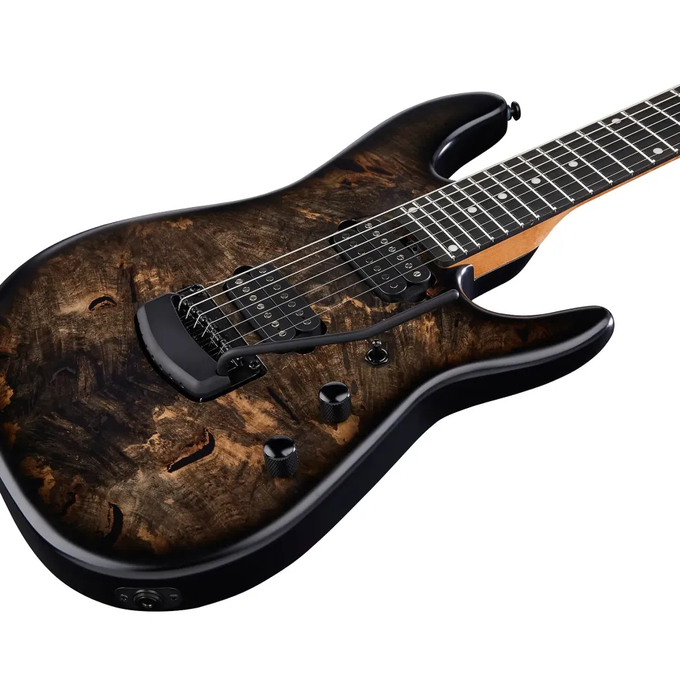 Ernie Ball Music Man Jason Richardson Cutlass 7-String Electric Guitar Buckeye Burl