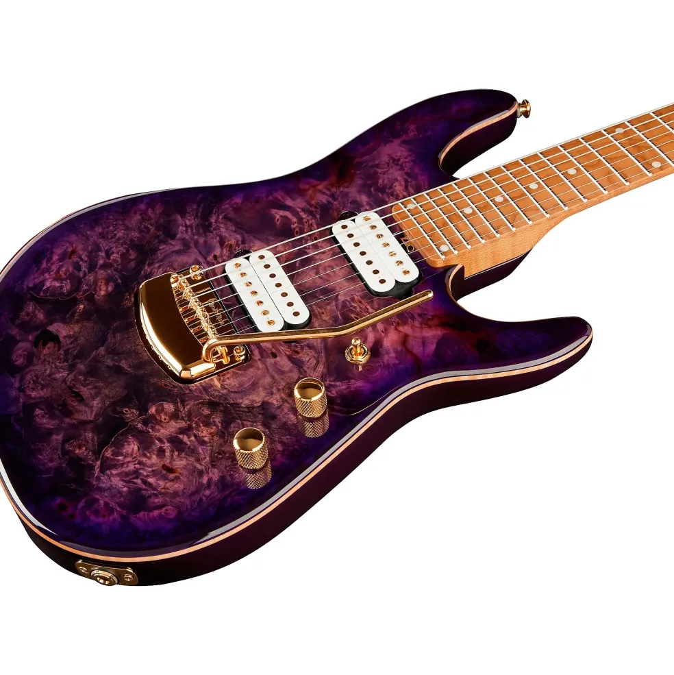 Ernie Ball Music Man Jason Richardson Cutlass 7-String Electric Guitar Majora Purple