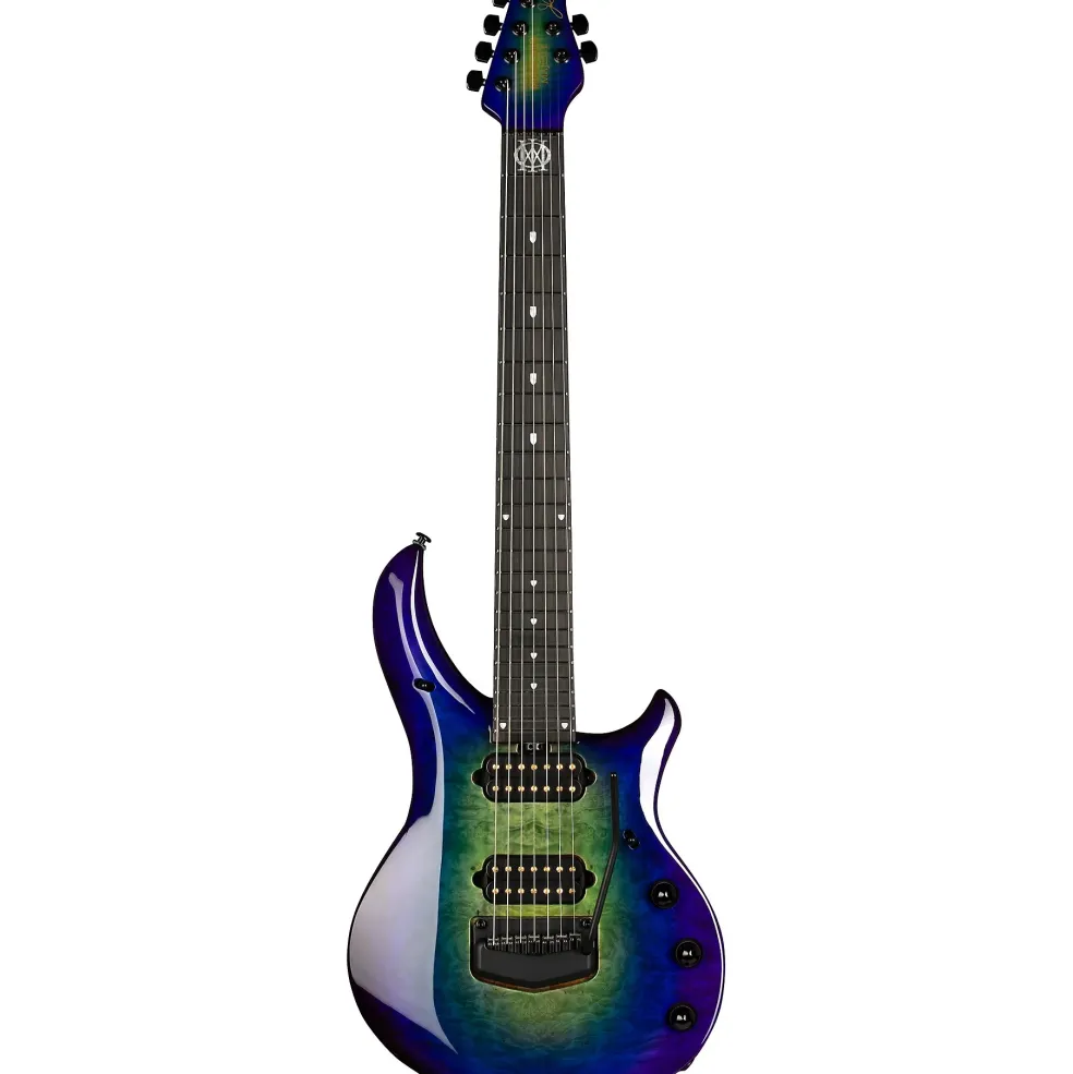Ernie Ball Music Man John Petrucci BFR Majesty 7 Quilt Top 7-String Electric Guitar Arctic Aurora