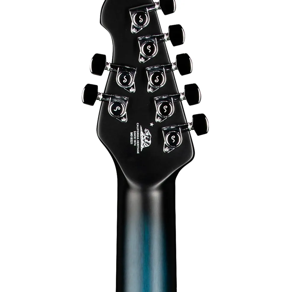 Ernie Ball Music Man John Petrucci Majesty 7 Electric Guitar Blue Silk