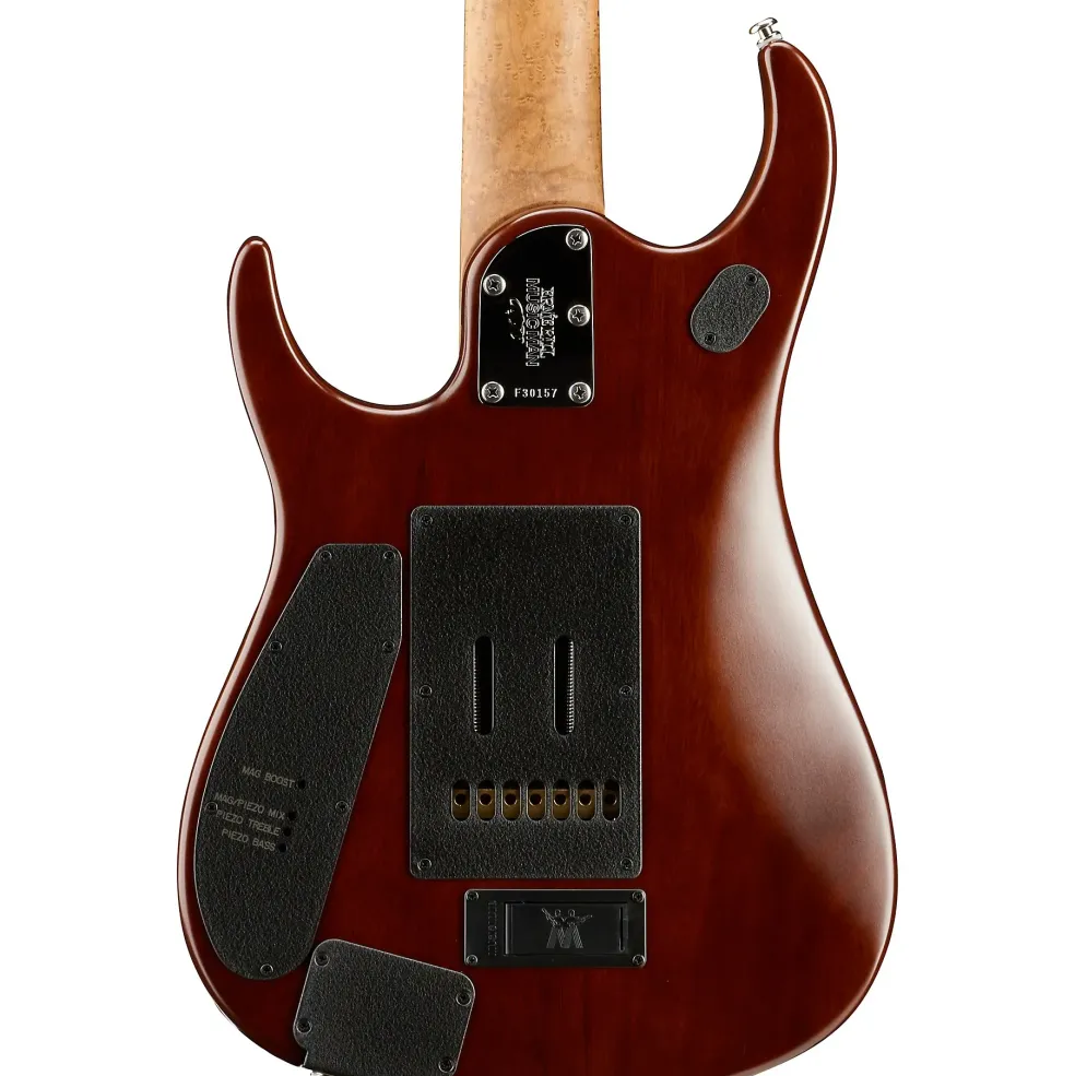 Ernie Ball Music Man JP15 Roasted Quilt Maple Top 7-String Electric Guitar Sahara Burst
