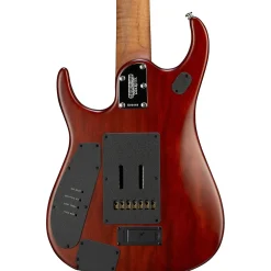 Ernie Ball Music Man JP15 Roasted Flame Maple Top 7-String Electric Guitar Sahara Burst