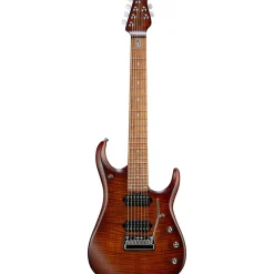 Ernie Ball Music Man JP15 Roasted Flame Maple Top 7-String Electric Guitar Sahara Burst