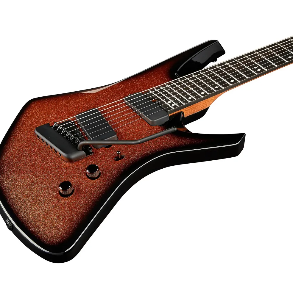 Ernie Ball Music Man Kaizen 7-String Electric Guitar Ember Burst